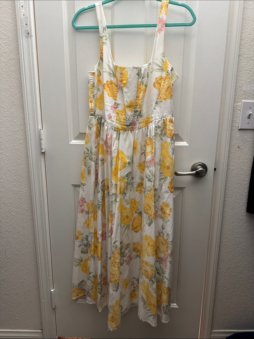 WAYF Desi corset floral dress